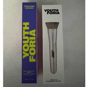 Youthforia Primer & Foundation‎ Brush Set - Daily Protective - 1 fl oz